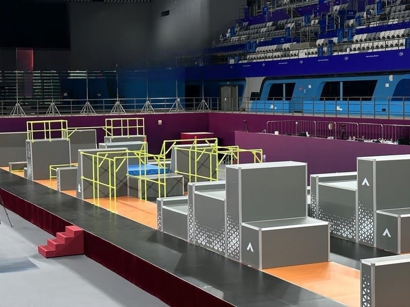 Arène Taishan dans un stade — vue d'ensemble